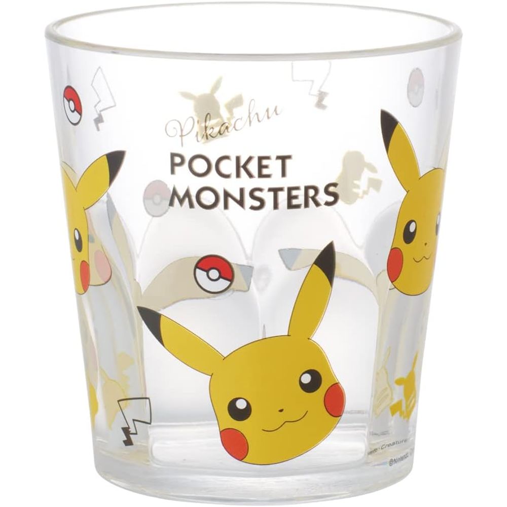スケーター KSA4アクリルコップ ピカチュウF23 | コップ アクリルコップ おしゃれ カップ 食器 ポケットモンスター ポケモン ピカチュウフェイス 透明 クリア かわいい ピカチュウ 割れない プラスチックコップ ロックグラス ジュースグラス ウイスキーグラス
