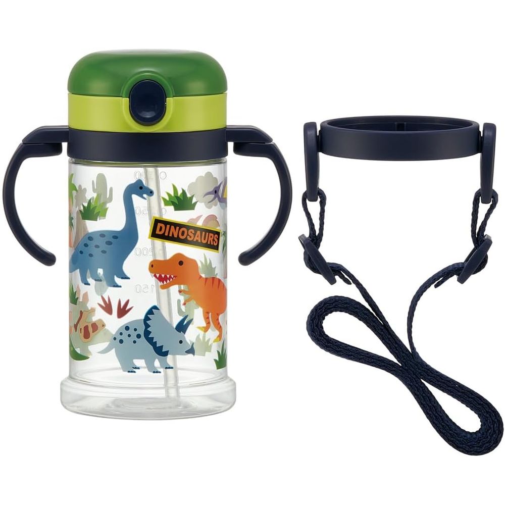 スケーター KSHW2N折りたたみストローマグディノサウルス | ストローマグ ベビーマグ 赤ちゃん ストロー付マグマグカップ ディノサウルス 折りたたみストローマグ 持ち運び トレーニングマグ ベビー用 水筒 キッズ マグボトル かわいい ユニコーン 倒れにくい