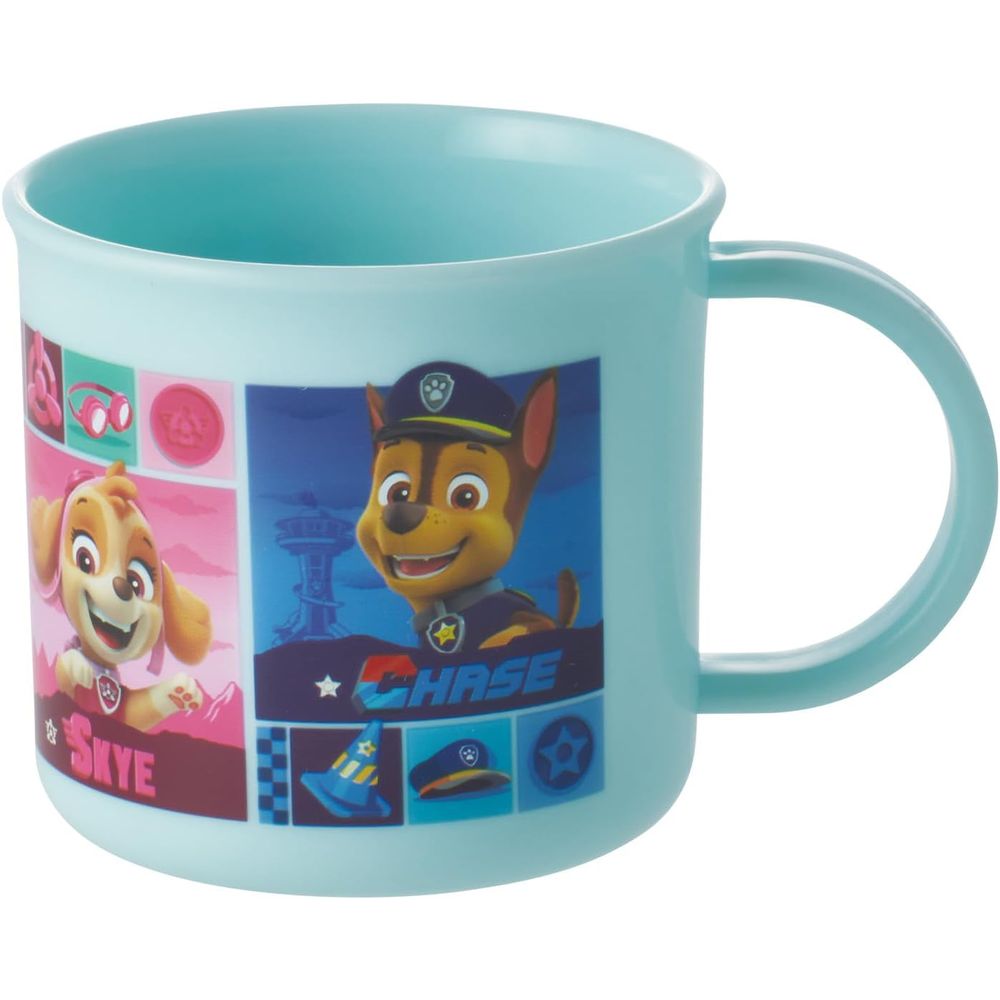 スケーター 抗菌食洗機対応プラコップ パウパト25 | プラコップ 抗菌 食洗機対応 キッズ 子供用 割れにくい パウパトロール 日本製 スケーター お弁当 プラスチック コップ こども 男の子 取っ手付き 幼稚園 学校 電子レンジ対応 お手入れ簡単 サイズ