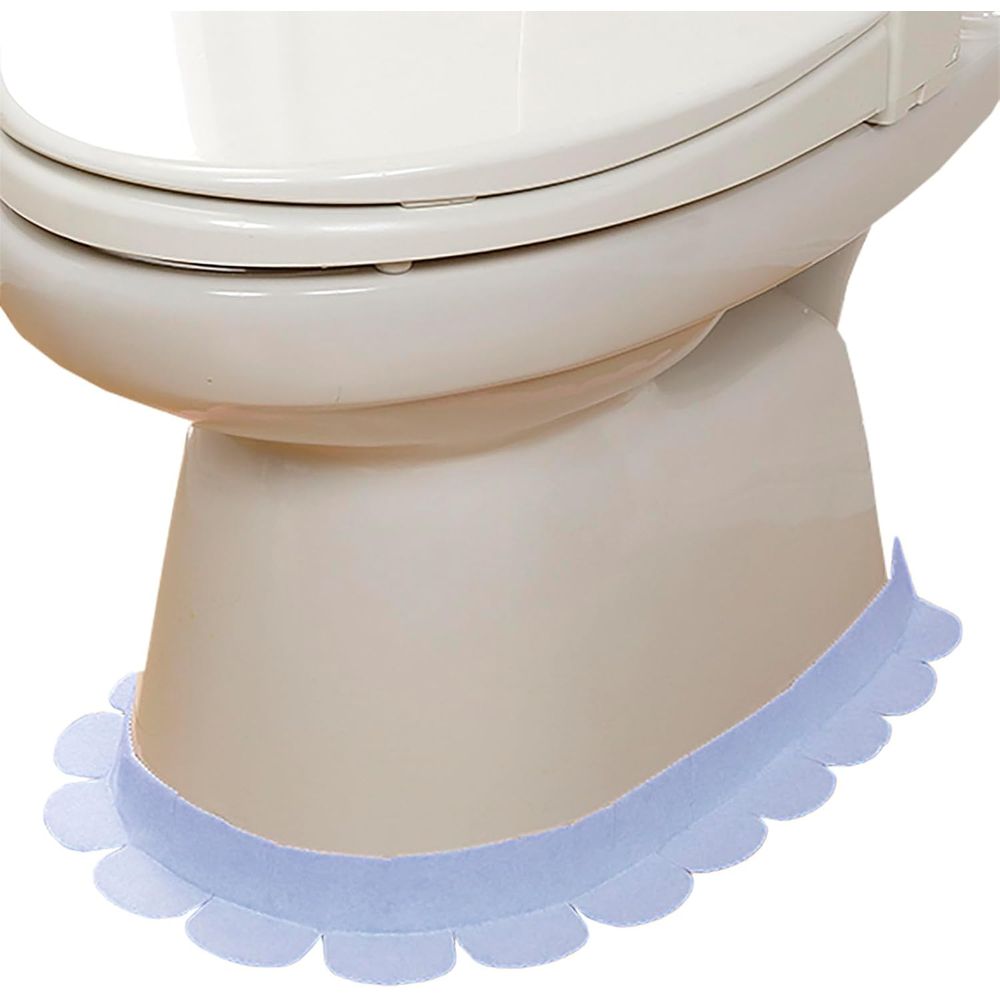 サンコー サンコー便座すき間テープ B OP-51 | ブルー 便器すきまテープ トイレ用品 汚れ防止 サンコー すき間テープ トイレ掃除 軽減 おくだけ吸着 アンモニア消臭 給水トイレ 吸水テープ 簡単貼付 便器奥カバー 取り付け簡単 裏面吸着 再利用可能 手洗い可