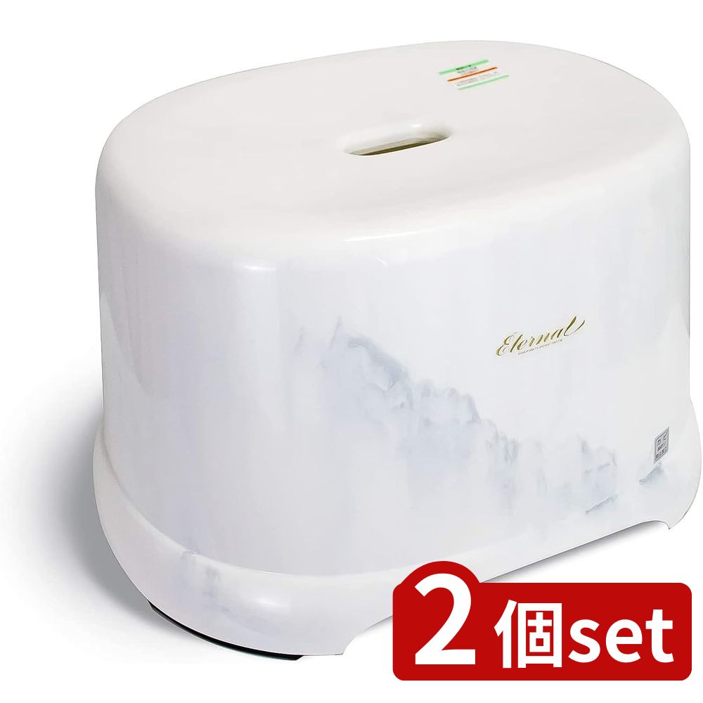 楽天セミプロDIY店ファースト2個set シンカテック エターナル フロイス角21cm グレー | エターナル フロイス 風呂椅子 バスチェア お風呂 グレー 大理石調 日本製 カビ防止 美容 コスメ 健康 介護 インソール 杖 補助器具 スプレー 美容液 椅子 美顔器 家電 美顔 ブラシ 鏡付き ハブラシ