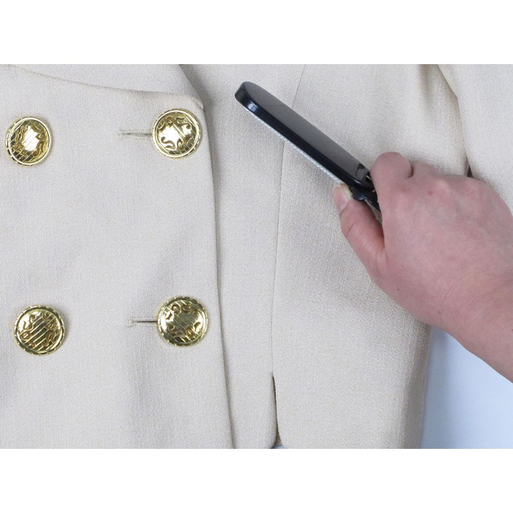 サワフジ クリーンブラシミラー付き BK | クリーンブラシ 洋服ブラシ ミラー付き ブラック お手入れブラシ ホコリ落とし 衣類ブラシ コンパクトブラシ スエードブラシ スーツブラシ ジャージブラシ ドスキンブラシ バックスキンブラシ 気になるホコリ 除去ブラシ