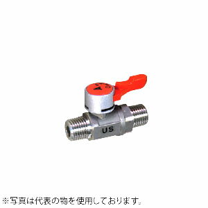 アソー US-1011 ステンレス製両外ネジ型エースボール21 US型 R1/8”×R1/8”