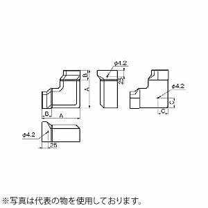 因幡電機産業 MDひねり90°エルボ ネオホワイ 販売入数：5本
