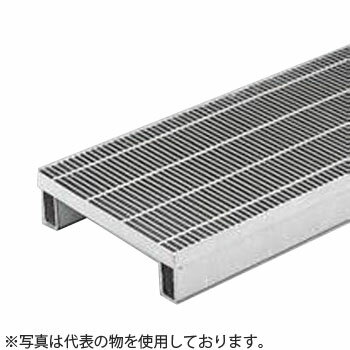 カネソウ　スチール製グレーチング　プレーンタイプ　かさあげ型　側溝用　330×605×32/100　：T14-HSY-..