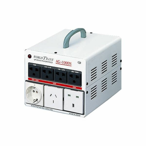 日動工業　海外用トランス　AG-1000N　(AC100V⇒AC100V・110V・120V・200V・220V・240V)　容量：1KVA