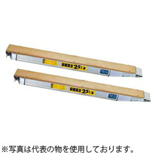 日軽金アクト(ACT) 5トン/セット NPW05-18(全長:1800mm/全幅:360mm) パワーブリッジ 木張り 2本セット [法人・事業所限定]