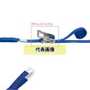 OH(オーエッチ工業) 荷締機 ラッシングベルト LSR300 L10-40L ステンレス製ラチェットバックル 端末金具:シボリ縫製 ベルト長さ:固定側1/巻取...