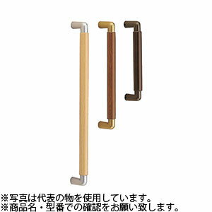 シロクマ(WB)　ドアー取手　ミロ取手　片面用　メン　No-185S　230mm　アンバー・オーク　『入数：1本』(3)