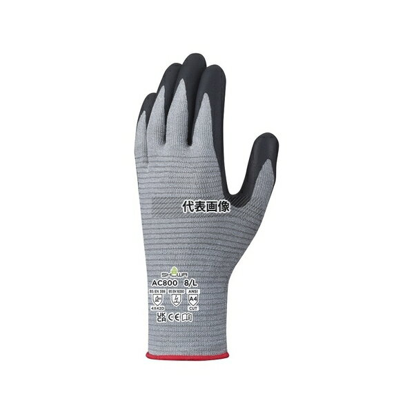 ショーワグローブ AC800 制電フォルテックスニトリルパーム手袋 M 60双セット AC800 Mサイズ×60双(4.0)