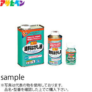 商品の特徴 塩素系溶剤を一切含まない生分解性塗料はがし剤 はがした塗膜は水で洗い流すことができ、処理が簡単 手についてもピリピリせず、人体にも安全 鉄部、木部、コンクリート部に塗られた塗膜をはがす 油性、合成樹脂系及び水性、ラッカー系の塗料やニスの塗膜をはがす 製品仕様 販売個数 1缶 容量 100ml ※カタログに記載の入り数は、1ケースの入り数となっております。 商品名にケース入り数の記載の無い場合は1個単位での販売となっておりますのでご注意ください。 ※定価改訂により、カタログに記載の価格に変更がある場合がございます。 ※取扱商品の仕様・容量・パッケージ等は予告なく変更となる場合がございます。 　