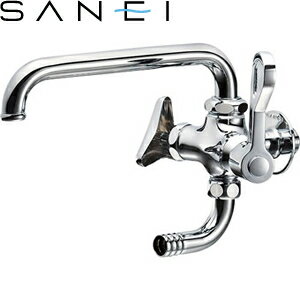 三栄水栓(SANEI)　E2310-13　厨房用二口横形自在水栓　：SB7896