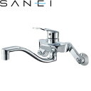 三栄水栓(SANEI) K1712EAK-13 シングル混合栓 キッチン用 COULE 寒冷地用 :SB9338