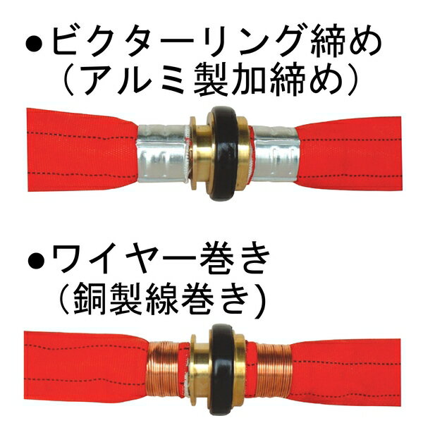 岩崎製作所　01GALB5010A-K　両面樹脂引ホース　1.6MPA 『Gラインアルバ』 アルミ...