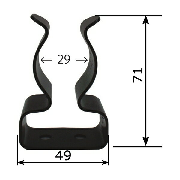 岩崎製作所　19SCP00SS　車両艤装部品　(スコップ用) 鉄製　スコップキャッチ