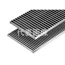 カネソウ ステンレス製グレーチング SDQ 300×1000-22 本体のみ (1072080400) 300(W)×996(L)×20(h) すきま16mm ...