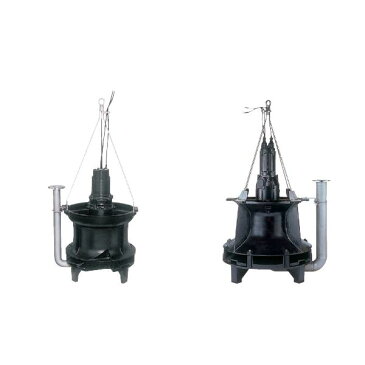 鶴見製作所(ツルミポンプ) 曝気・撹拝用 水中ミキサー 水中エアミキサー 据置型 共通標準仕様 100TAR45.5 【50Hz】/【60Hz】