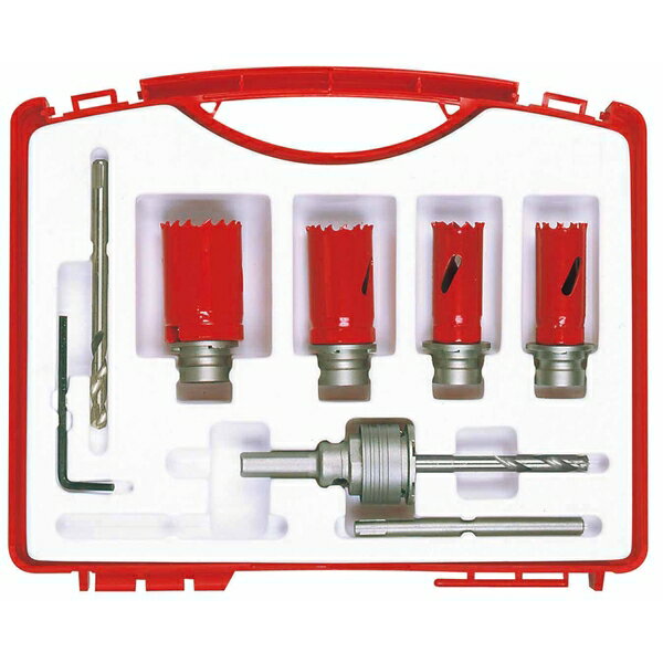 ミヤナガ エスロック バイメタルホールソーボックスキット2 SDSプラス SLBIBOX2R