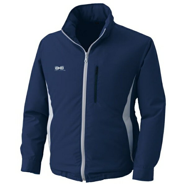 空調服(R) KU90520/ネイビー/4L + SK23011R70 長袖ブルゾン(フード付) +スターターキット/ネイビー4L