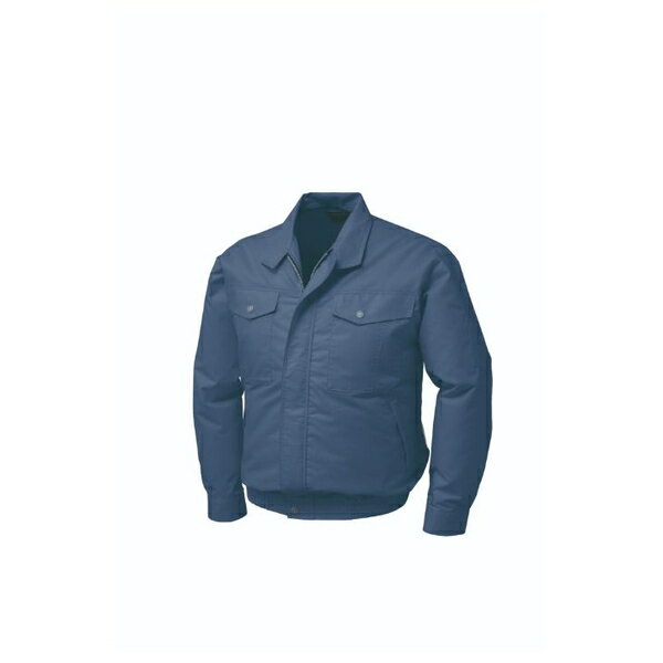 空調服(R) KU91710/ダークブルー/LL + SKSP02G 制電長袖ブルゾン +スターターキット/ダークブルーLL