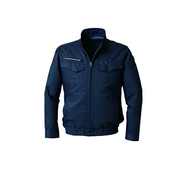 空調服(R) KU92200/杢ネイビー/3L + SKSP01 遮熱長袖ブルゾン +スターターキット/杢ネイビー3L