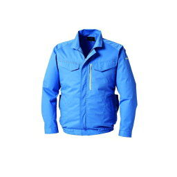空調服(R)　遮熱長袖ブルゾン　KU92210　ブルー　5L　+空調服(R)　スターターキット(SK00012K90：ブラック)