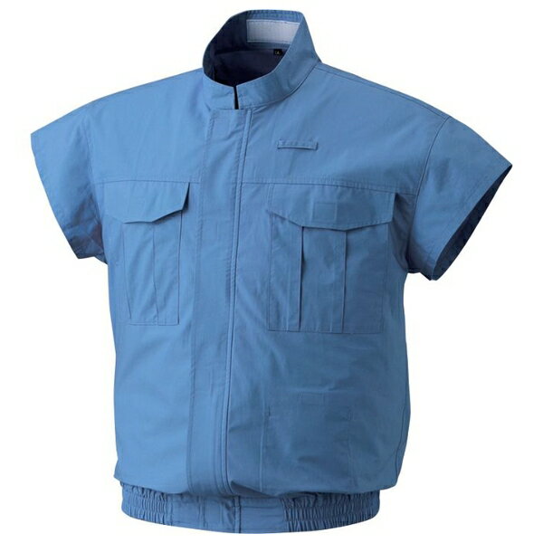 空調服(R) NO5732/ライトブルー/5L + SKSP01 ブルゾン(電設作業用) +スターターキット/ライトブルー5L