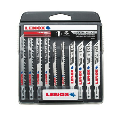 LENOX(レノックス) 1994458 ケース入リ 多目的Tシャンクジグソー 10本セット C450T,C416T,C320TS,B314T,B324T各2本