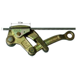 永木精機(NAGAKI)　掴線器　バンノーカムラー　23-2　最大使用張力：10kN(1000kgf)
