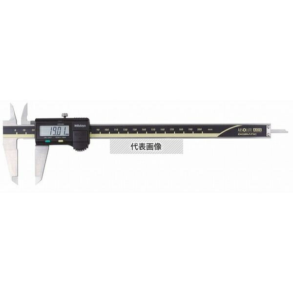■校正付はこちら ●本体のみ・・・CD-20APX ●JCSS校正・・・CD-20APX ●メーカー校正・・・CD-20APX ●外部校正・・・CD-20APX 商品の特徴 ミツトヨ(Mitutoyo) CD-20APX デジマチックノギス 500-182-30 (外部校正) 【特長】 ●商品本体に、校正機関にて校正を行った校正証明書がセットになった商品となります。 ●電磁誘導式アブソリュートエンコーダを採用しています。(測定範囲200mm以下の機種に採用) ●人間工学に基づいたユビカケ形状を採用しています。 ●絶対原点を持つABS(絶対)スケール内蔵のため、電源ONごとのゼロセットは不要です。また、決してオーバースピードエラーが発生しないので、信頼性も向上しています。 ●液晶表示は、読み取りやすい「デカ文字」タイプで、ハイコントラスト液晶表示で疲労を軽減できます。 ●絶対スケールの採用により連続18000時間の電池寿命を達成しています。 ●段差測定も可能です。 ●超硬合金チップ付は荒加工品、鋳物、砥石などの測定に最適です。 ●測定データ出力端子付の機種では、統計的工程管理システムや計測システムが構成できます。 ●スライダ(摺動面)はムラなく、しっかり心地良い作動を実現しています。 【注意事項】 ●CD-10AX・CD-15AXR・CD-10APXは丸デプスバー(o1.9mm)となります。 ●CD-30Cの器差は最大器差となります。 ●ご注文には書類宛名(会社名・所在地)が必要となります。 ●受注後のキャンセル・返品はお受けいたしかねます。 ●メーカ校正ではございません。 ●測定範囲(mm)：0〜200 ●器差(mm)：±0.02 ●測定データ出力端子：なし ●サムローラ：なし ●最小表示量(mm)：0.01 ●繰り返し精度：0.01mm ●量子化誤差：±1カウント含まず ●電源：ボタン形酸化銀電池SR44(No.938882)1個 標準付属(標準付属のボタン形酸化銀電池は、モニタ用です) ●位置検出方式：電磁誘導式アブソリュートエンコーダ(※CD-30Cは静電容量式アブソリュートエンコーダです。) ●電池寿命：：通常の使用状態で約5年(連続18000時間) ●最大応答速度：無制限 ●重量：192g 製品仕様 ●測定範囲(mm)：0〜200 ●器差(mm)：±0.02 ●測定データ出力端子：なし ●サムローラ：なし ●最小表示量(mm)：0.01 ●繰り返し精度：0.01mm ●量子化誤差：±1カウント含まず ●電源：ボタン形酸化銀電池SR44(No.938882)1個 標準付属(標準付属のボタン形酸化銀電池は、モニタ用です) ●位置検出方式：電磁誘導式アブソリュートエンコーダ(※CD-30Cは静電容量式アブソリュートエンコーダです。) ●電池寿命：：通常の使用状態で約5年(連続18000時間) ●最大応答速度：無制限 ●重量：192g