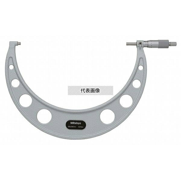 ミツトヨ(Mitutoyo) OM-250 アナログ標準外側マイクロメータ 測定範囲：225〜250mm (外部校正) 103-146