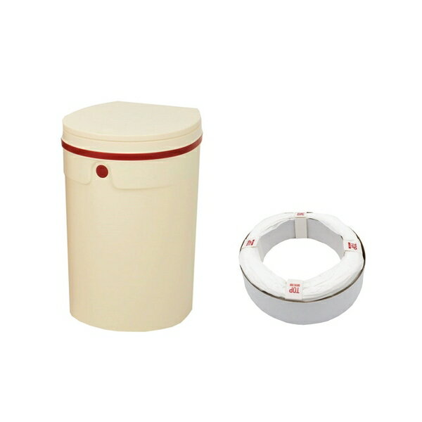 DEO・PAIL デオペールミニ 12L JT7555 おむつ処理ポット 抗菌防臭 専用カセット1個付 アイボリー