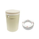 DEO・PAIL デオペールミニ 12L JT7565 おむつ処理ポット 抗菌防臭 専用カセット1個付 モカ(4)