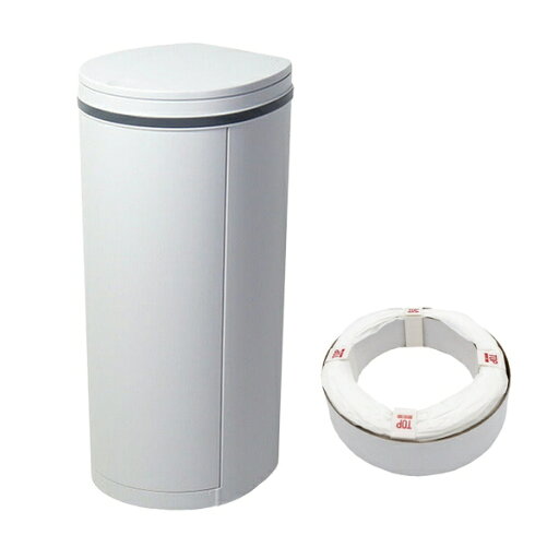 DEO・PAIL デオペール 21L 80101-B01A おむつ処理ポット 抗菌防臭 専用カセット1個付 ライトグレー DEO・PAIL デオペール 21L 80101-B01A おむつ処理ポット 抗菌防臭 専用カセット1個付 ライトグレー