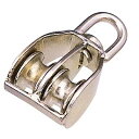 水本機械 ステンレス 豆ブロック 品番:MB-50W 2車 φ50mm×1個価格 (SUS304)