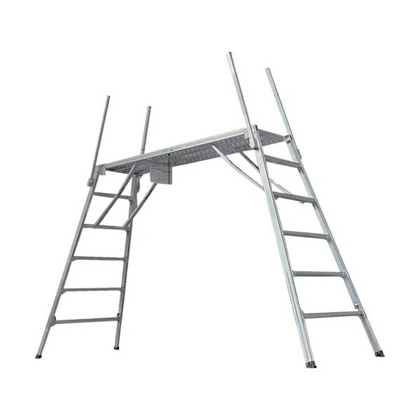 メーカー欠品中：2025年2月中旬頃 ナカオ(NAKAO) 四脚調節式足場台 可搬式作業台 勇馬 ESK-20 [法人限定]