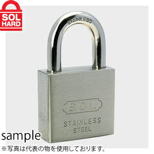 楽天セミプロDIY店ファーストSOL HARD （ソールハード）　No.3500　オールステンロック南京錠　50mm　ビスタ—包装（番号違い）　単品