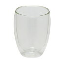 パール金属 CP-8539 PYREX ダブルウォールグラス350mL 2pcs | パイレックス グラス 耐熱ガラス タンブラー 真空 断熱 おしゃれ クリア 2重グラス 二重グラス かわいい インスタ グラス350ml キッチン用品 食器 行楽
