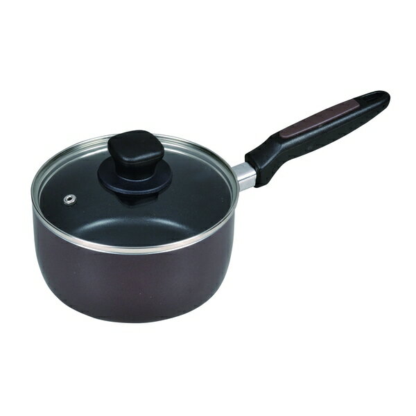 【お得な2個セット】ニューチャコ ふっ素加工IH対応ガラス蓋付片手鍋16cm | ニューチャコ 片手鍋 IH対..