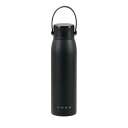 パール金属 HC-0049 炭酸も使えるマグボトル 800 (ブラック) 水筒 | ブラック 水筒 炭酸対応 炭酸も使える ボトル マグボトル ビール対応 ハン...