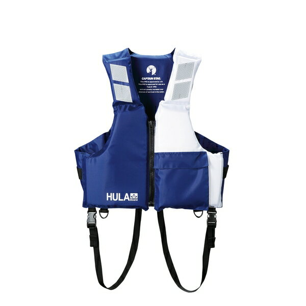 CAPTAIN STAG(キャプテンスタッグ)HULA ライフジャケット TypeD M(ネイビー×ホワイト) US-3002 | ネイビー ホワイト 救命胴衣...