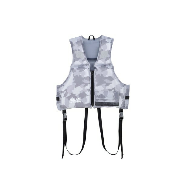 【お得な2個セット】CAPTAIN STAG(キャプテンスタッグ)HULA フローティングベスト 大人用カモフラ US-3009 | 大人用 カモフラ 反射テー...