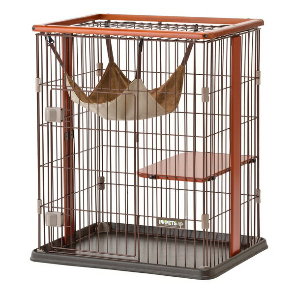 《アウトレット品/箱汚れ》ボンビアルコン(Bonbi) ウッドワンサークルキャット ミニ 犬用 サークル ペットサークル【在庫有り】4977082730568