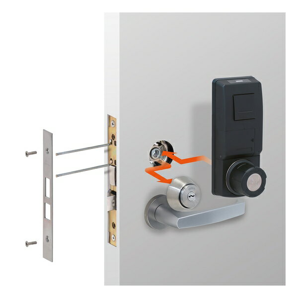 ケイデン・セキュリティー　エフイーロック・ライト・ベーシック　FELTBC-W-65F-K　対応扉厚：32〜43mm