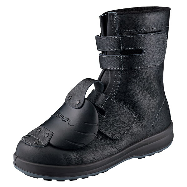 楽天セミプロDIY店ファーストシモン　安全靴　WS38黒樹脂甲プロ　D-1　長編上靴　ウォーキングセフティシリーズ