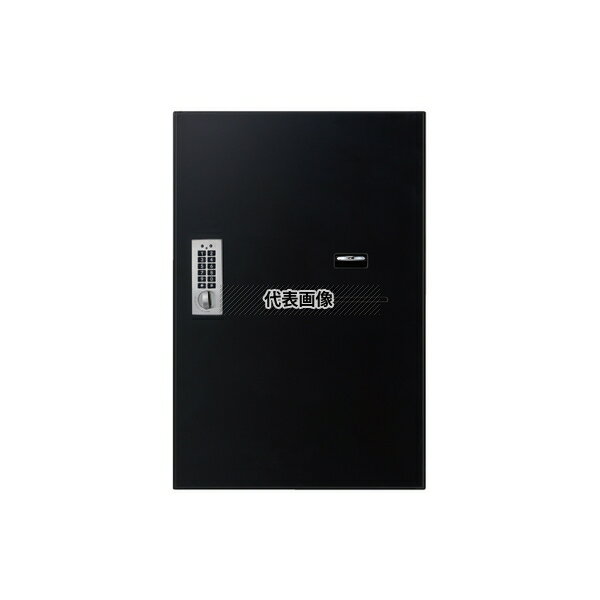 神栄ホームクリエイト 郵便受箱 ブラック 捺印付宅配ボックス(ダイヤル錠式) 1枚扉 寸法:540×360×280mm SK-CBX-M31R-BL [法人限定][送料別途お見積り](4)