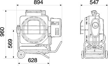 静岡製機　赤外線式灯油ヒーター　VAL6-miniF1　バルシックス　ミニエフワン　50/60Hz指定　[個人宅配送不可]