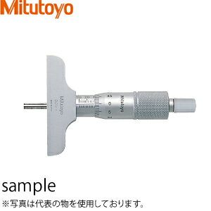 Scales - ミツトヨ(Mitutoyo) DMS60-25(128-101) 単体形デプスマイクロメータ 測定範囲：0〜25mm