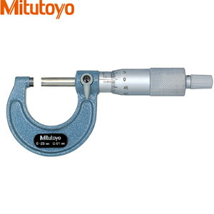 ミツトヨ(Mitutoyo)　M110-25(103-137)　アナログ標準外側マイクロメータ　測定範囲：0〜25mm
