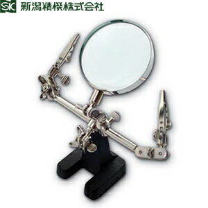 新潟精機 CS-65 クリップ付スタンドルーペ 倍率：2.5 倍